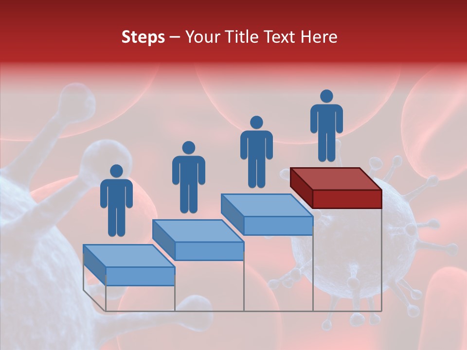 Robots Microbe Human PowerPoint Template