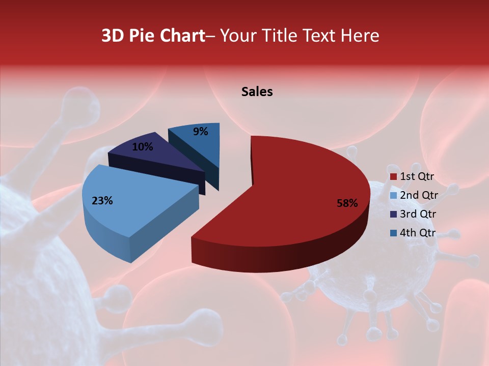 Robots Microbe Human PowerPoint Template