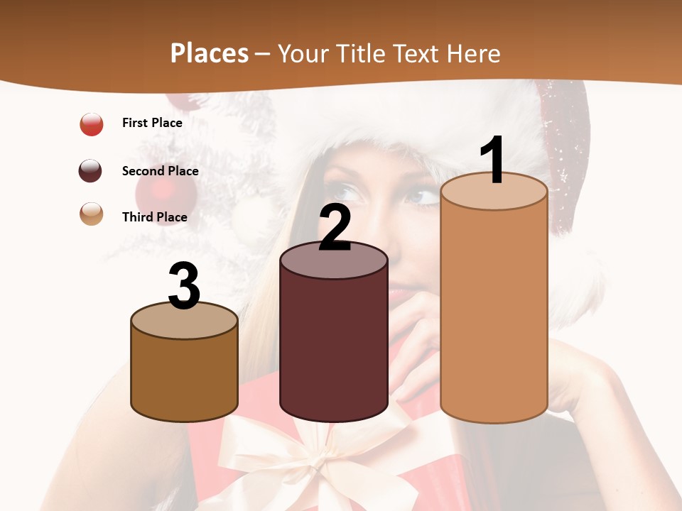 Joyful Xmas Tree PowerPoint Template