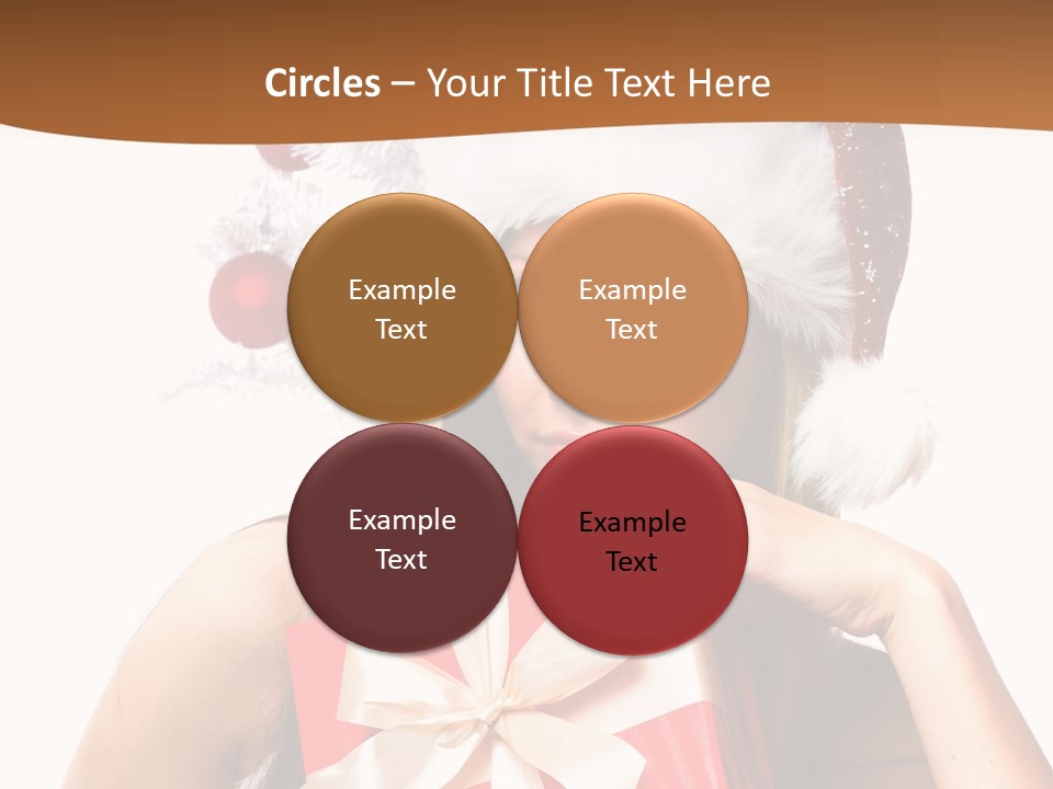 Joyful Xmas Tree PowerPoint Template