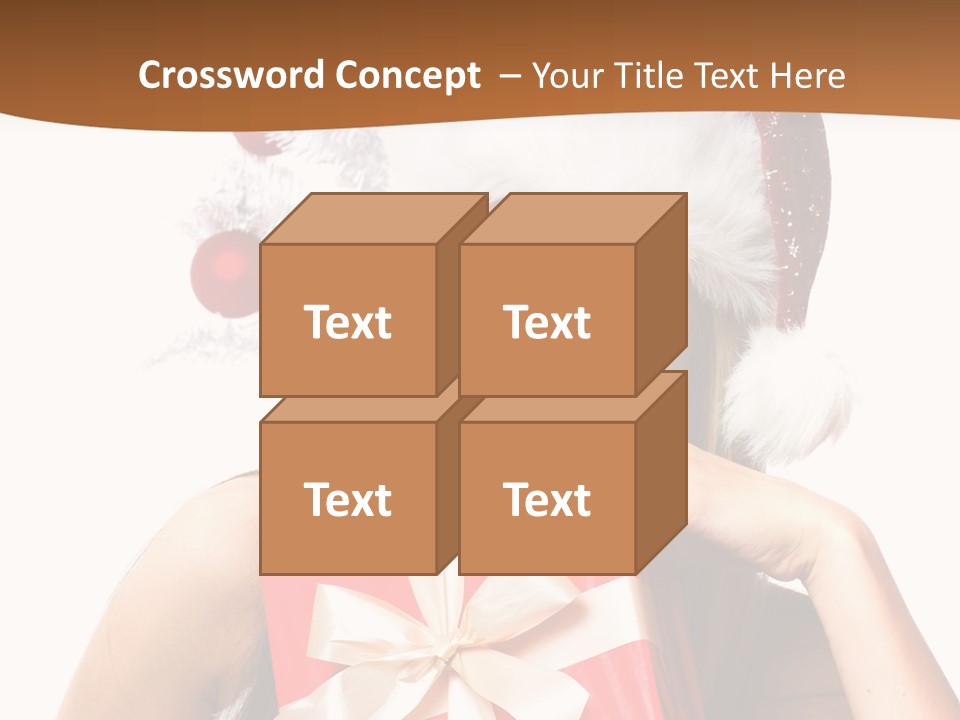 Joyful Xmas Tree PowerPoint Template