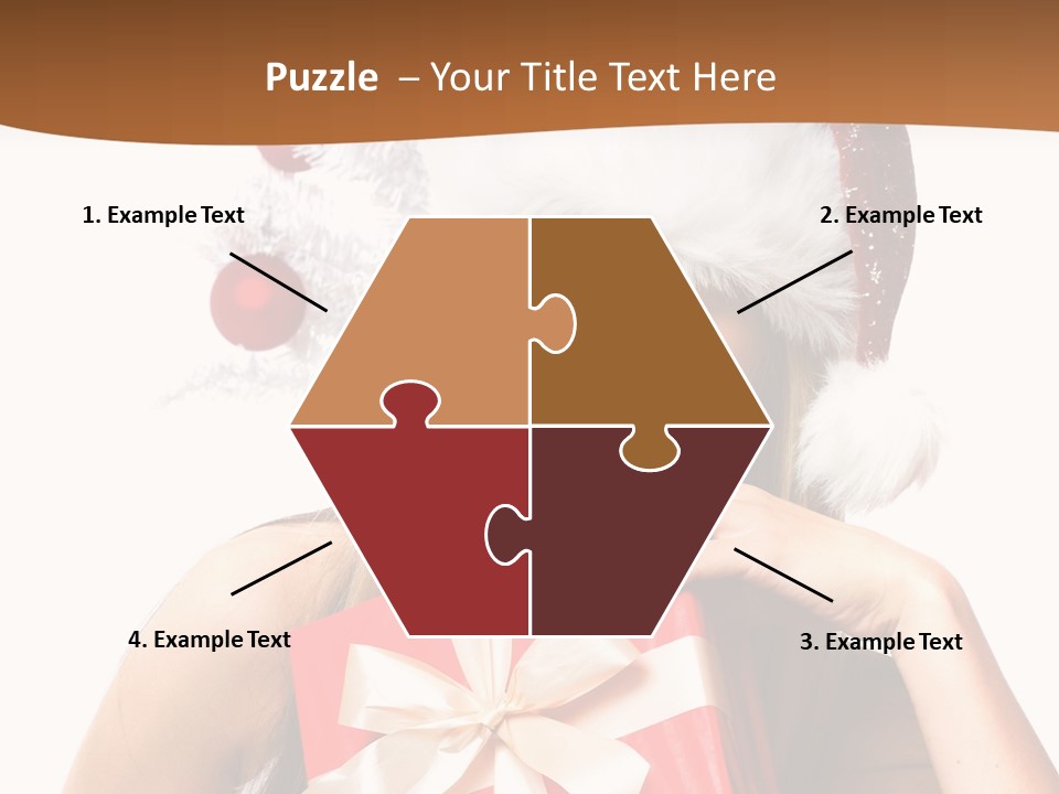 Joyful Xmas Tree PowerPoint Template