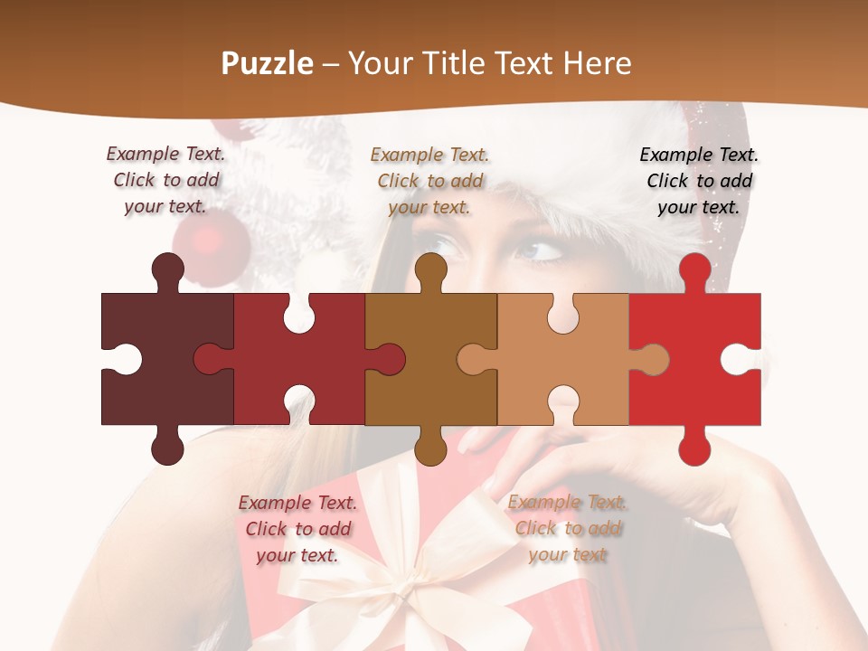 Joyful Xmas Tree PowerPoint Template