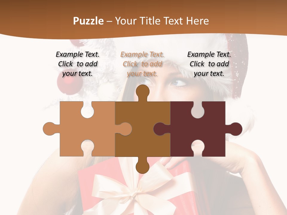 Joyful Xmas Tree PowerPoint Template