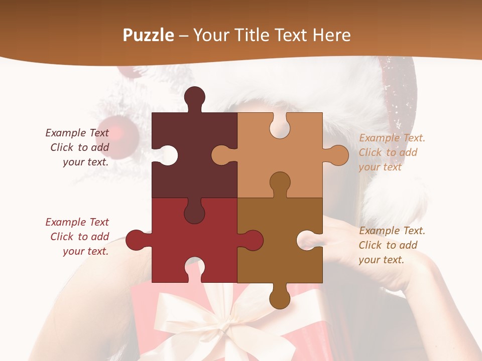 Joyful Xmas Tree PowerPoint Template