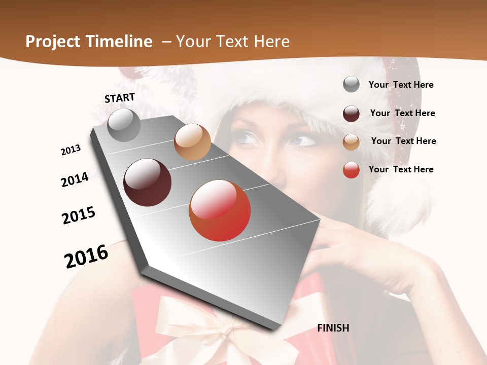 Joyful Xmas Tree PowerPoint Template