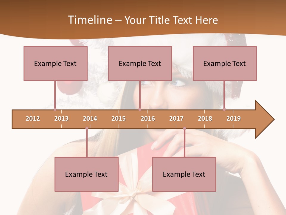 Joyful Xmas Tree PowerPoint Template