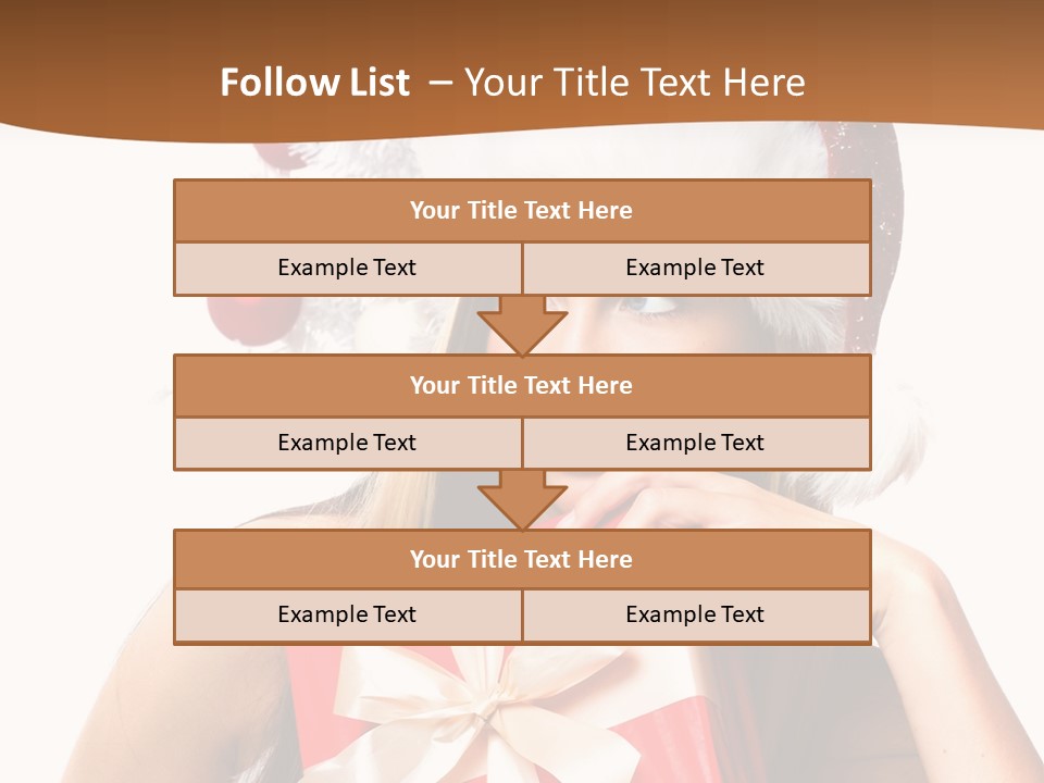 Joyful Xmas Tree PowerPoint Template