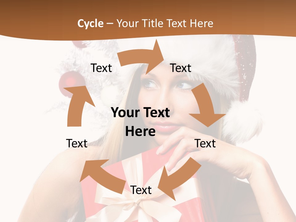 Joyful Xmas Tree PowerPoint Template