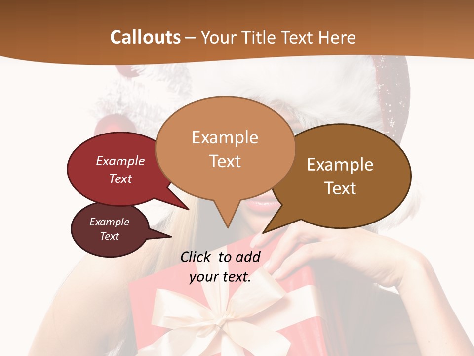 Joyful Xmas Tree PowerPoint Template