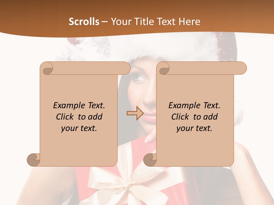 Joyful Xmas Tree PowerPoint Template