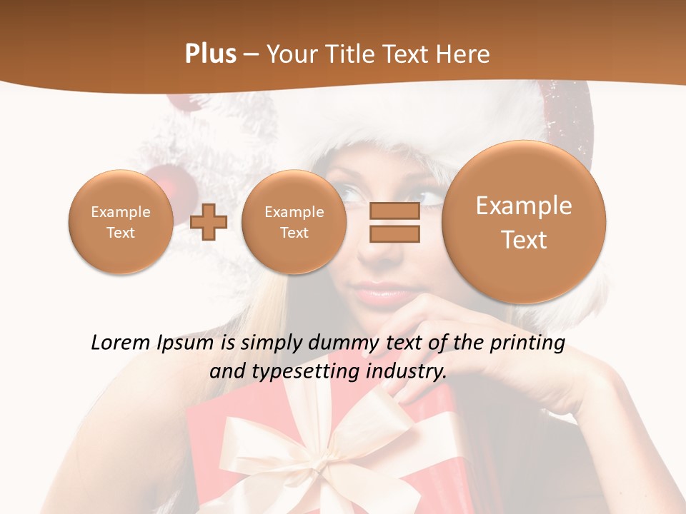 Joyful Xmas Tree PowerPoint Template