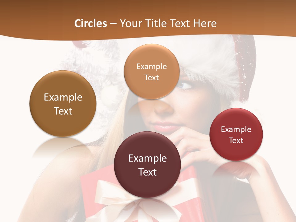 Joyful Xmas Tree PowerPoint Template