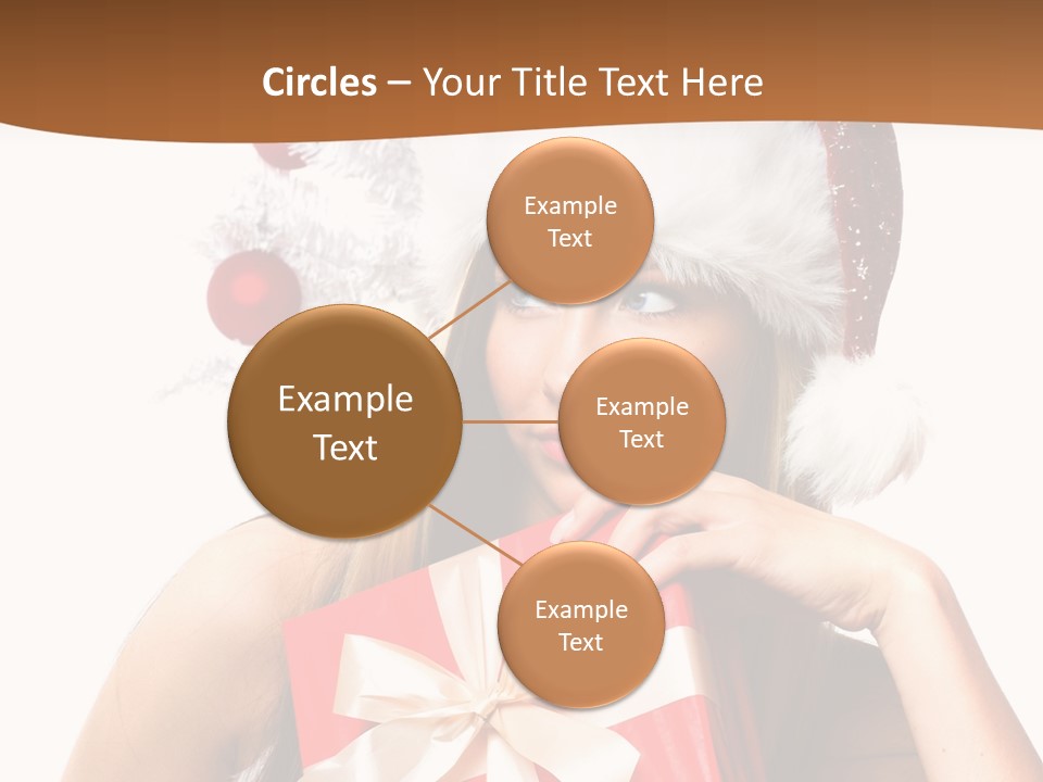 Joyful Xmas Tree PowerPoint Template