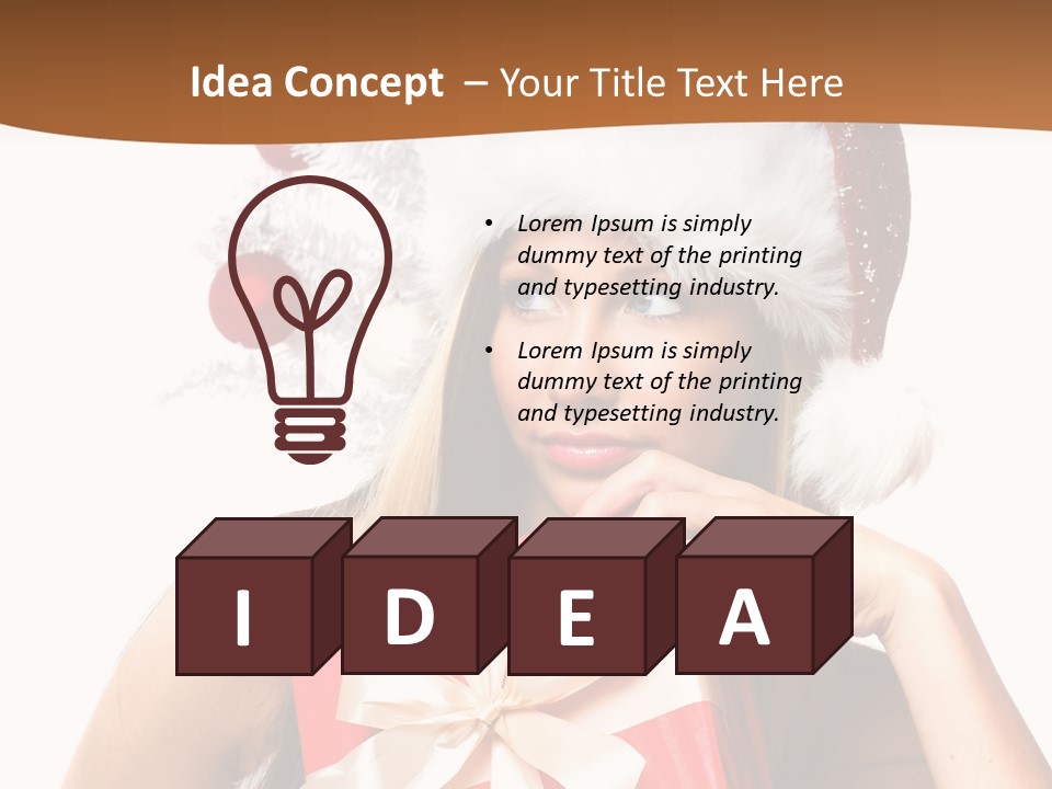 Joyful Xmas Tree PowerPoint Template