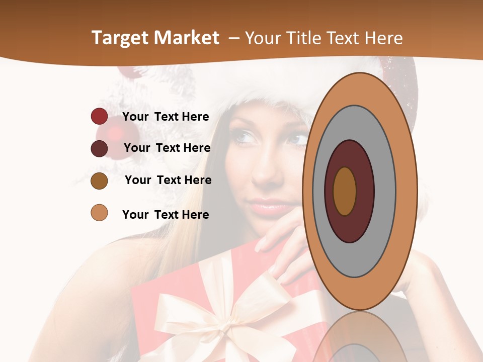 Joyful Xmas Tree PowerPoint Template