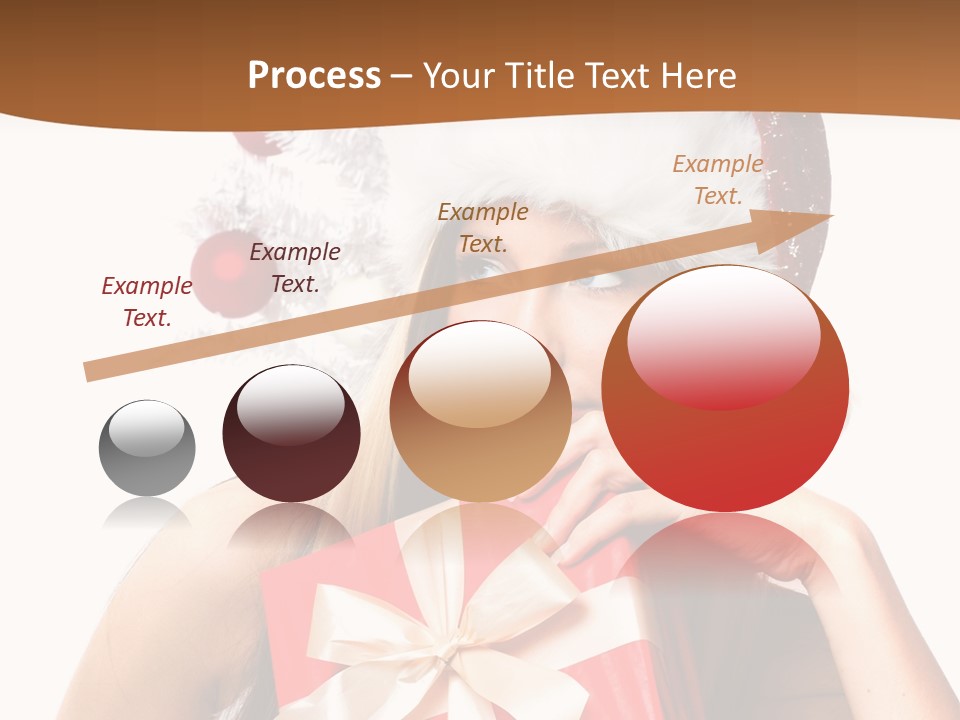 Joyful Xmas Tree PowerPoint Template