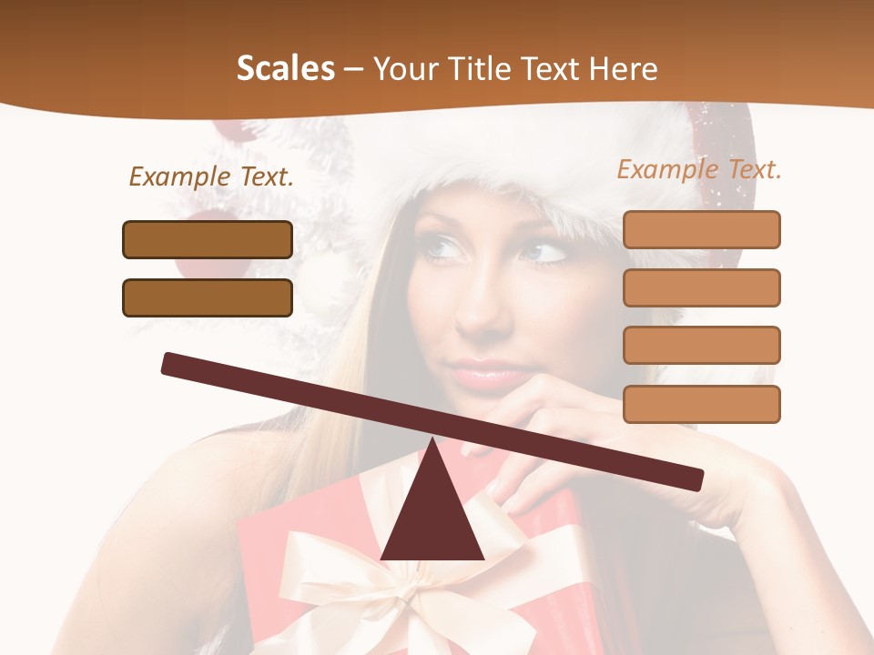 Joyful Xmas Tree PowerPoint Template