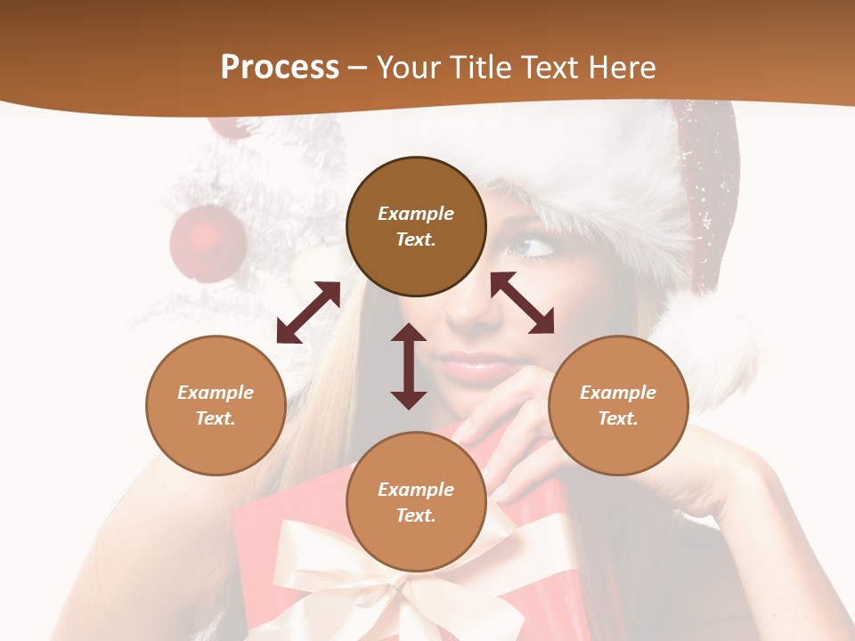 Joyful Xmas Tree PowerPoint Template