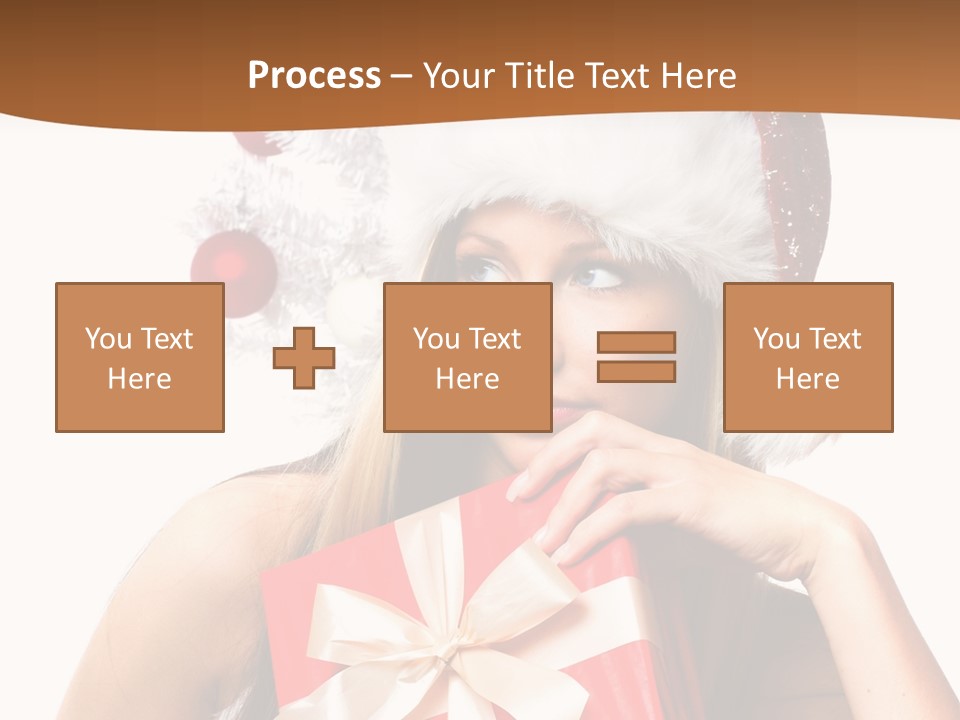 Joyful Xmas Tree PowerPoint Template