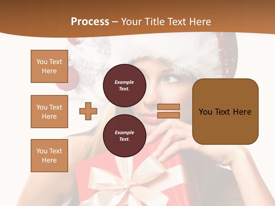 Joyful Xmas Tree PowerPoint Template