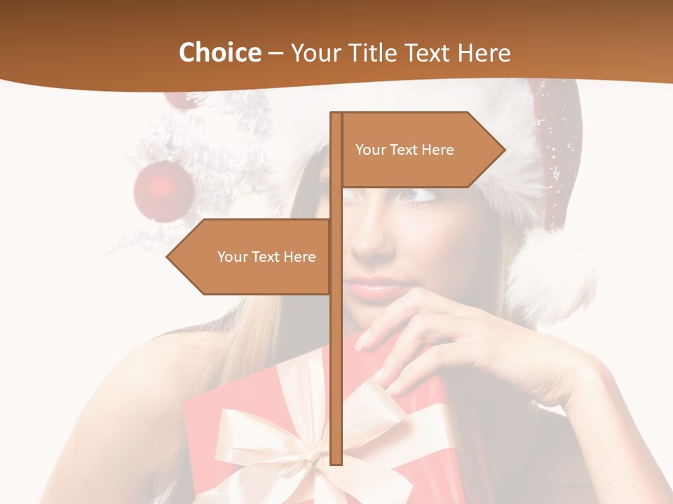 Joyful Xmas Tree PowerPoint Template