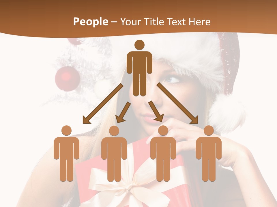 Joyful Xmas Tree PowerPoint Template