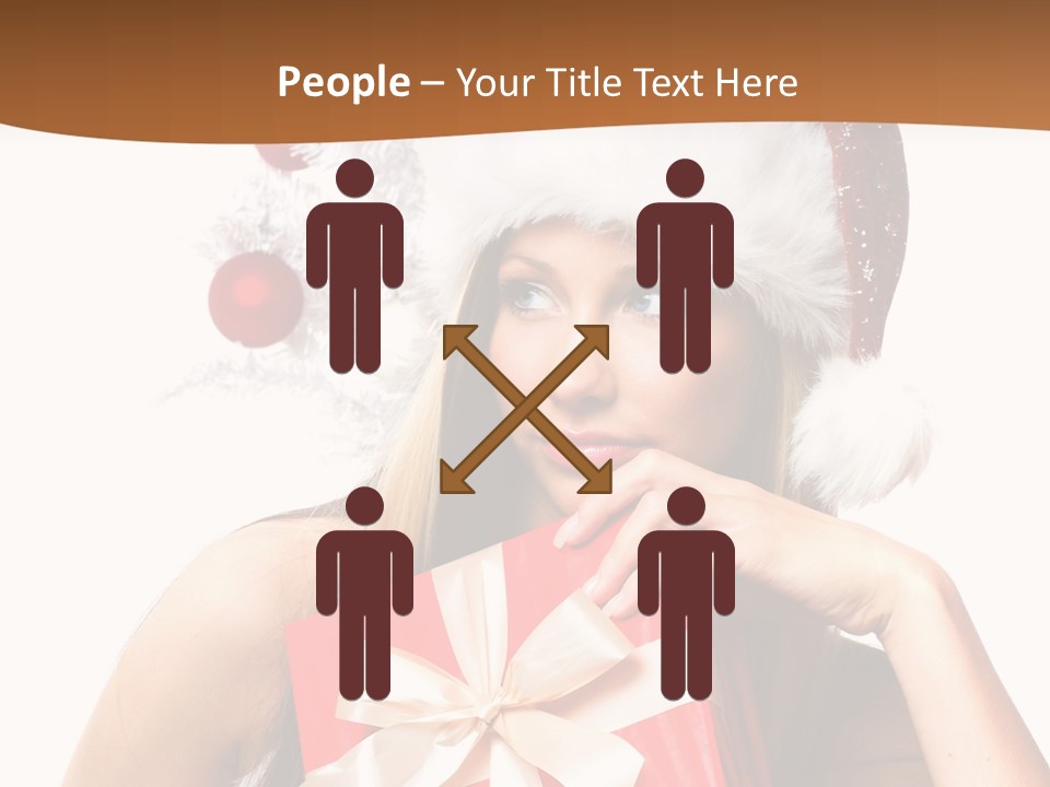 Joyful Xmas Tree PowerPoint Template