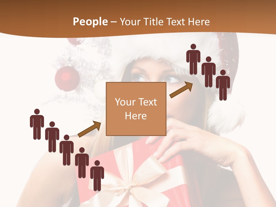 Joyful Xmas Tree PowerPoint Template