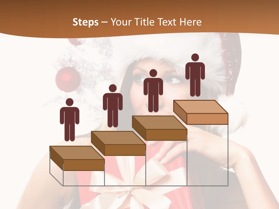 Joyful Xmas Tree PowerPoint Template
