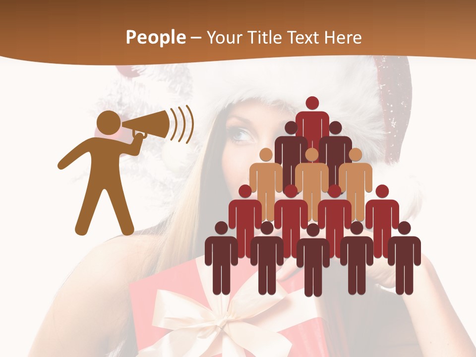 Joyful Xmas Tree PowerPoint Template