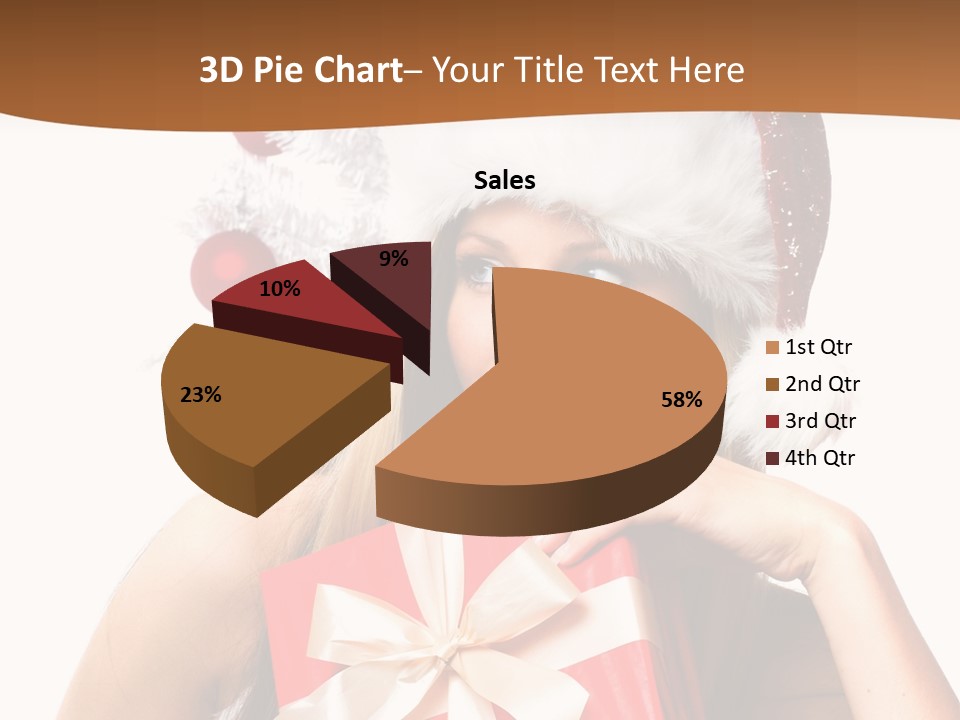 Joyful Xmas Tree PowerPoint Template