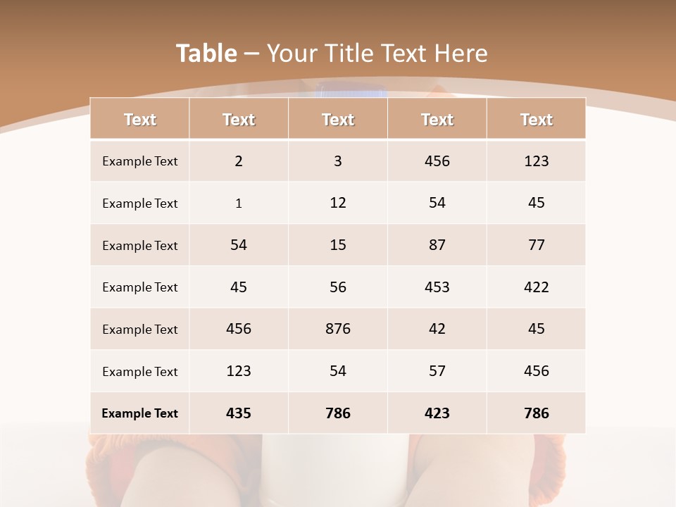 Chair Per On Profe Ional PowerPoint Template
