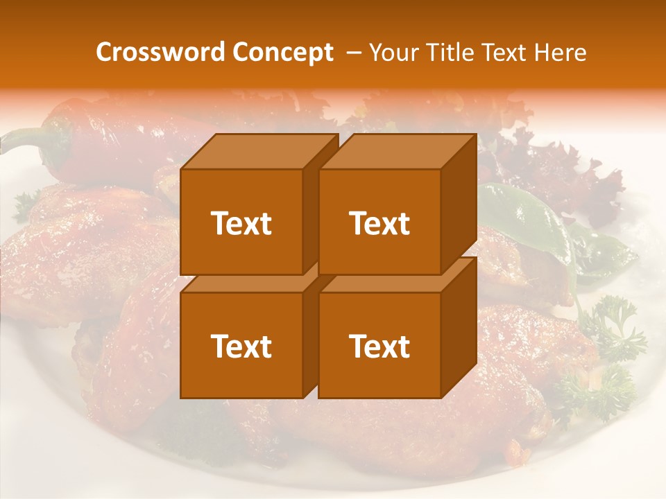 Restaurant Fowl Background PowerPoint Template