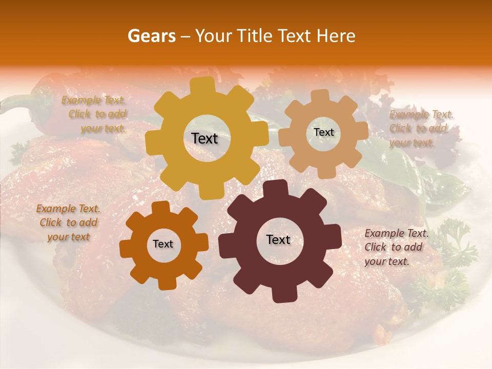 Restaurant Fowl Background PowerPoint Template