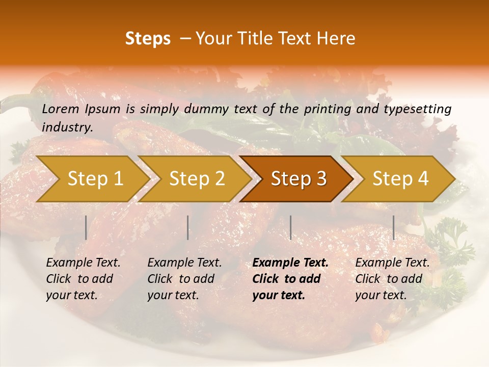 Restaurant Fowl Background PowerPoint Template
