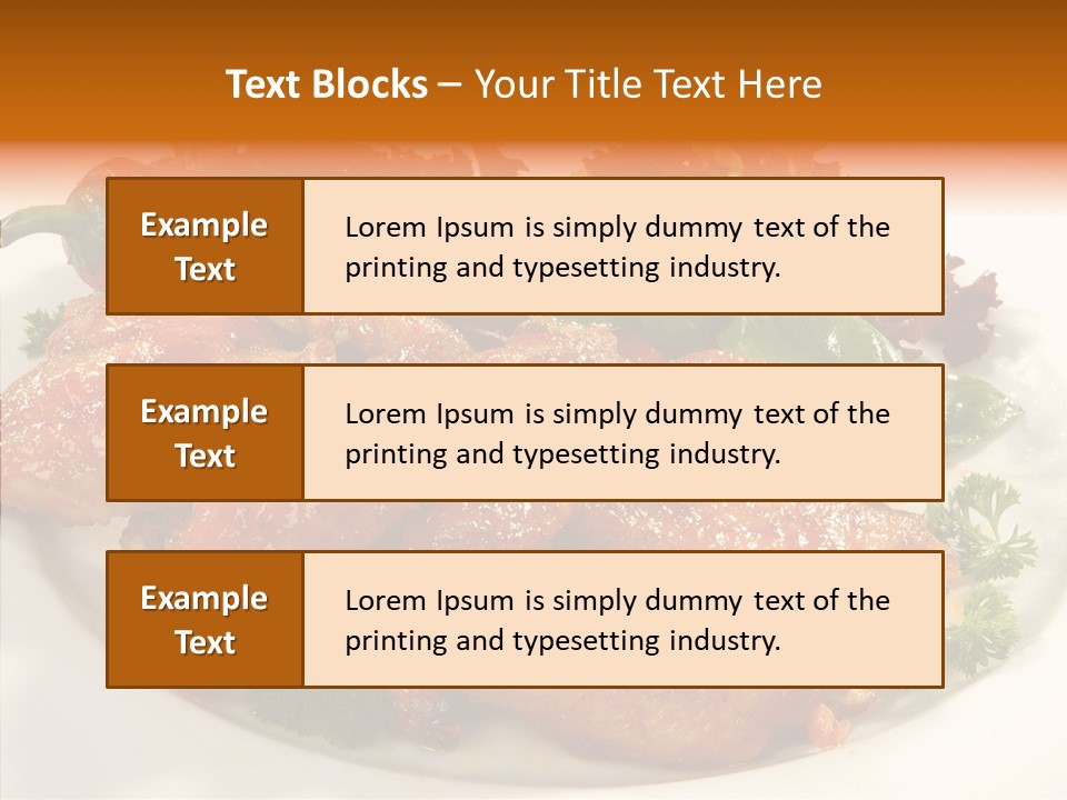 Restaurant Fowl Background PowerPoint Template