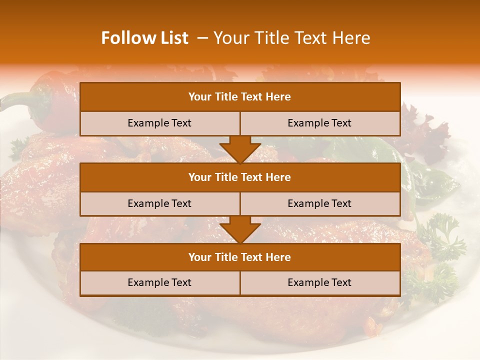 Restaurant Fowl Background PowerPoint Template