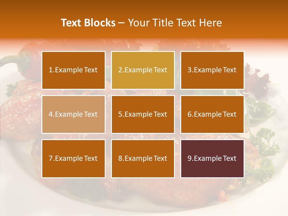 Restaurant Fowl Background PowerPoint Template