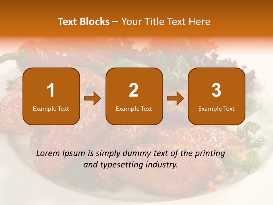 Restaurant Fowl Background PowerPoint Template