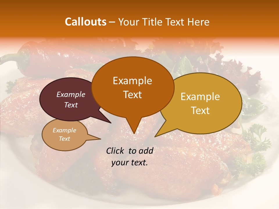 Restaurant Fowl Background PowerPoint Template