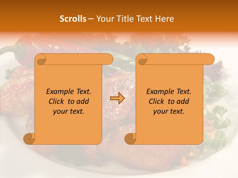 Restaurant Fowl Background PowerPoint Template