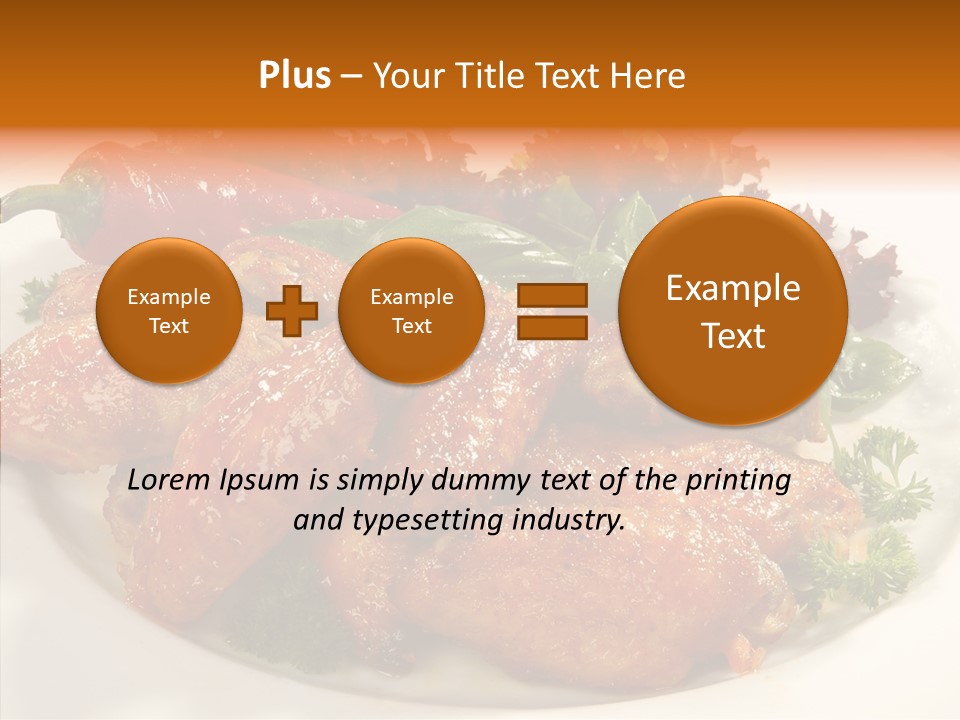 Restaurant Fowl Background PowerPoint Template