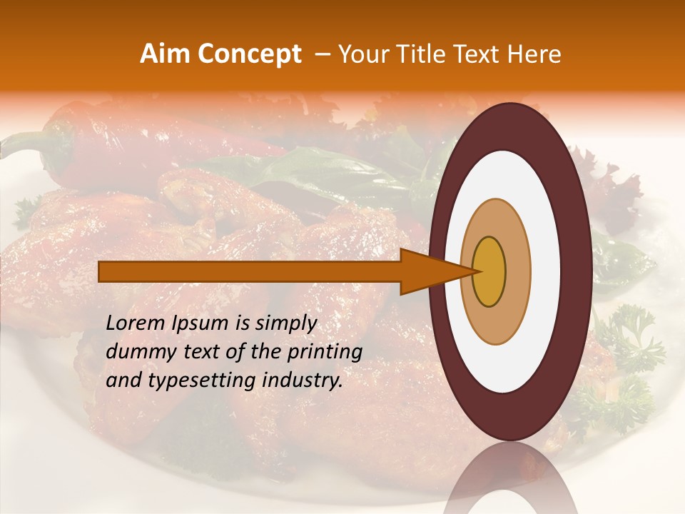 Restaurant Fowl Background PowerPoint Template