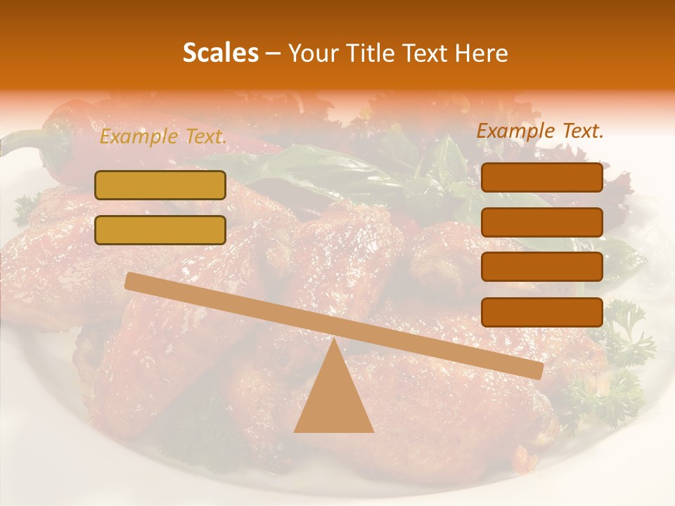 Restaurant Fowl Background PowerPoint Template