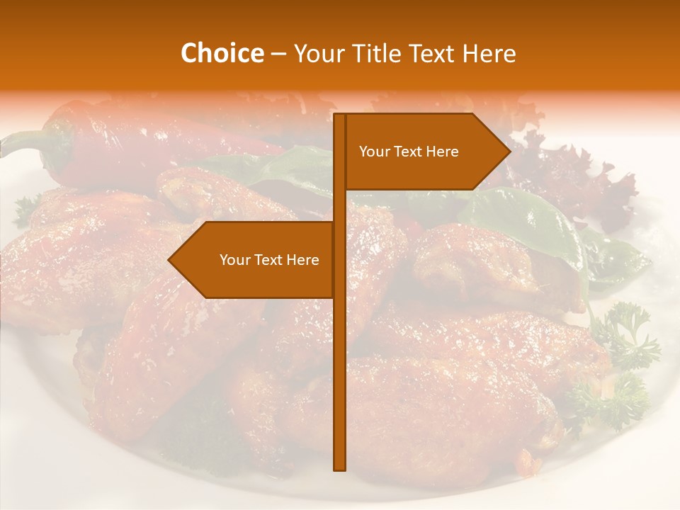 Restaurant Fowl Background PowerPoint Template