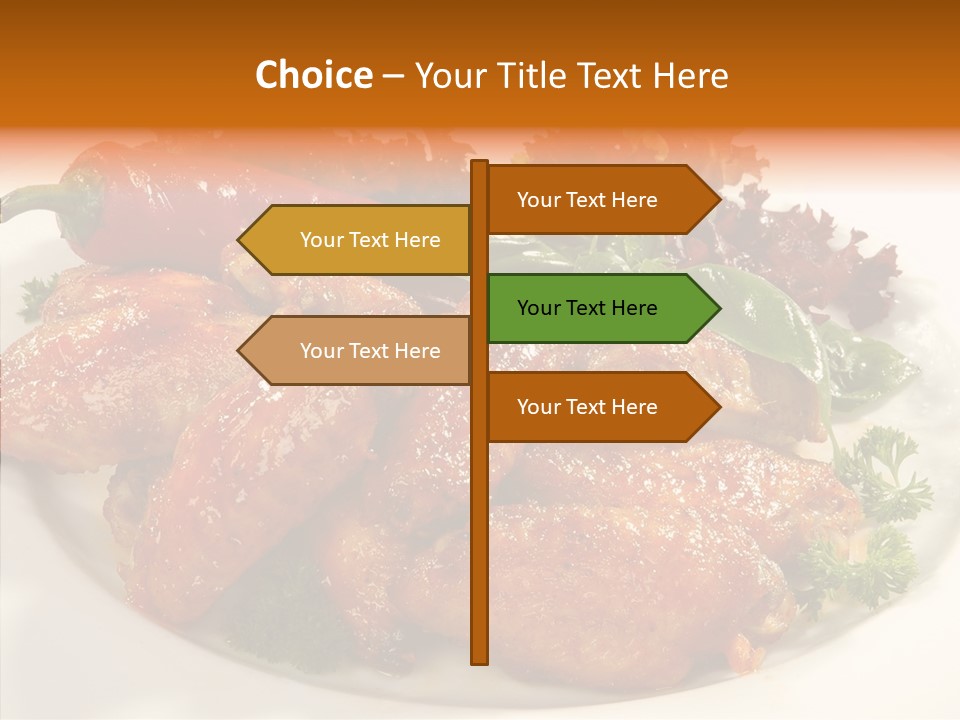 Restaurant Fowl Background PowerPoint Template