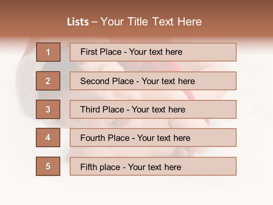 Celebration Holiday Hat PowerPoint Template