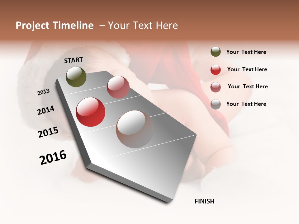 Celebration Holiday Hat PowerPoint Template