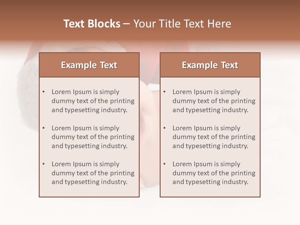 Celebration Holiday Hat PowerPoint Template